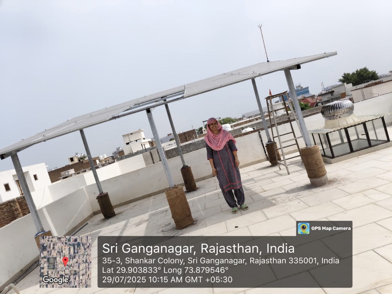 Sri Ganganagar, Rajasthan home installation
