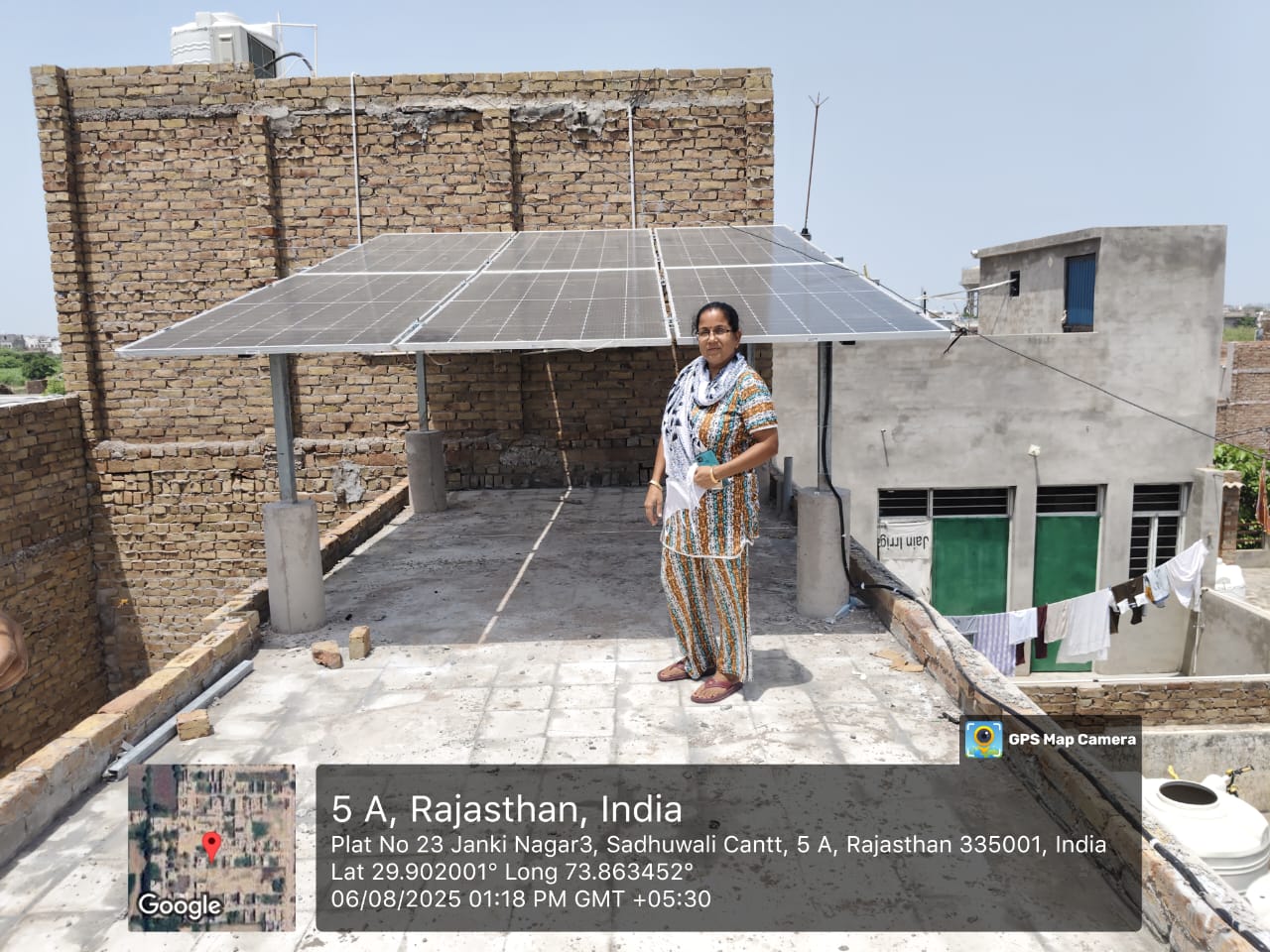 5 A, Rajasthan, Home installation