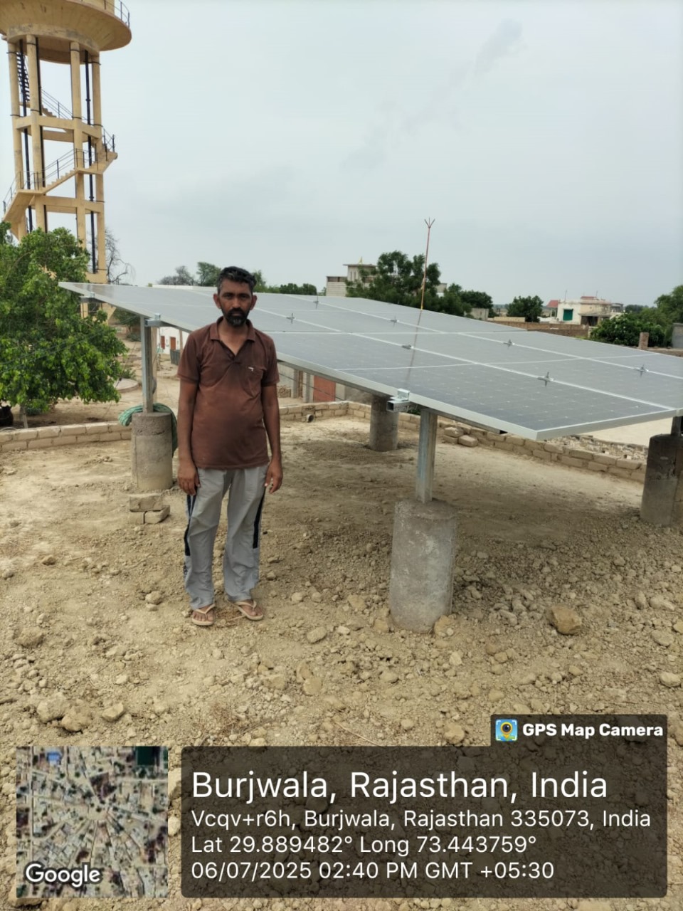 Burjwala, Rajasthan, Home installation