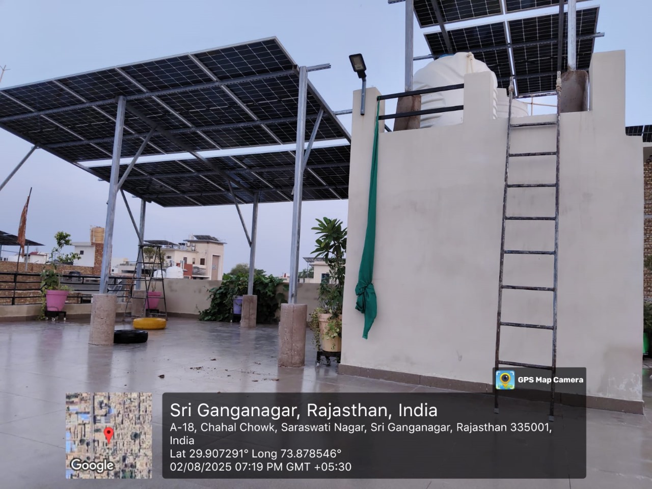 Sri Ganganagar, Rajasthan, Home installation
