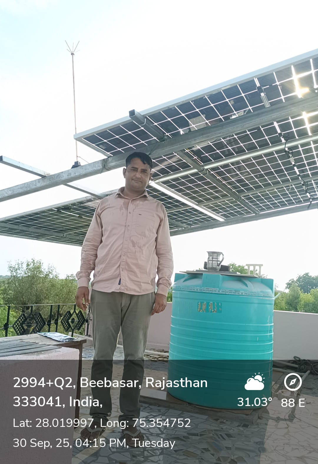 Beebasar, Rajasthan Home installation
