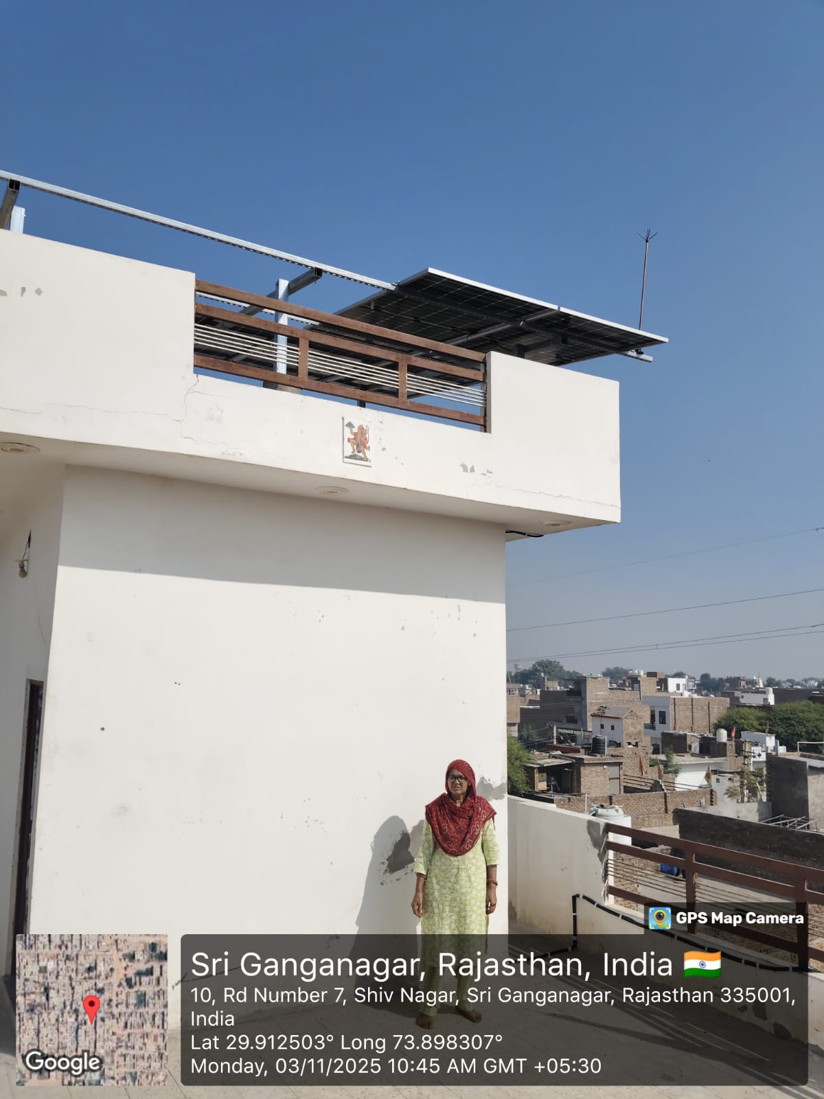 Sri Ganganagar, Rajasthan, Home installation